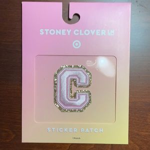 💕💕💕 adorable Stoney Clover “ C “ Patch 💕💕💕
